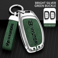 Bao Đựng Chìa Khóa Xe Hơi Bao Da Hợp Kim Cho Hyundai I20 Elantra I10 Grand Starex SantaFe Sonata Tuc