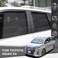 For Toyota NOAH VOXY R80 2014-2021 Magnetic Car Sunshade Front Windshield Mesh Frame Curtain Rear Si
