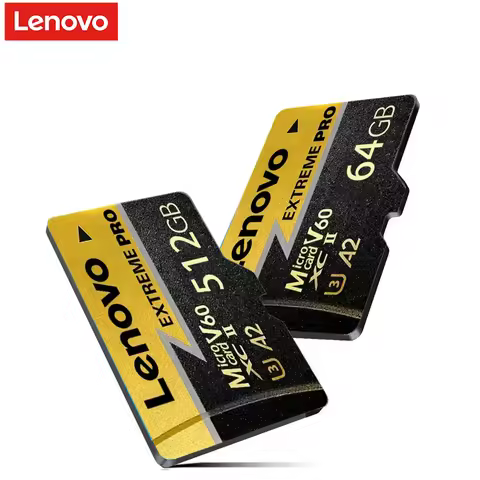 Lenovo SD Card Performance Extreme Pro Memory Card 512GB 256GB 128GB High Speed Flash Card V60 4K Fu