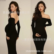 Pregnant Women Photo Clothing Pregnant Women Photo Studio Pregnant Women Photo Black Sexy Backless K