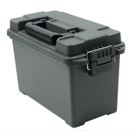 HOT11☆Ammo Box Military Style Plastic Storage Can Heavy Duty Caliber Bulk Ammo Crate Lightweight Sto