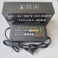 Bộ sạc bình ắc quy tự ngắt 12v 24v sạc bình ắc quy xe máy ô tô từ 4ah - 200ah hàng chính hãng