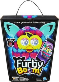 Furby boom 粉紅與藍色愛心大臂毛絨玩具