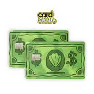 Seabucks Spongebob Credit Card Sticker - High Quality Ezlink ATM Credit Card Skin Matte - BFF Gift