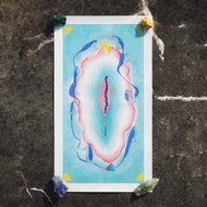 XII. 織 Braids。黑泉神諭卡 藝術複製畫