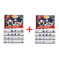 JUE-FISH 24 Grid Ore Collection Gift Box 24 Days Christmas Countdown Blind Box Advent Calendar Ore S