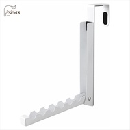 Over the Door Hooks Hanger, Foldable over Door Drying Laundry Rack Hooks for Hanging Clothes with 6 