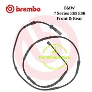 BREMBO BMW 7 Series E65 E66 Front Rear Brake Pad Wear Sensor