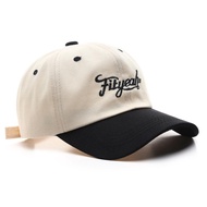 Mũ lưỡi trai thêu chữ cho nam thường ngày MusicFest Y2KFest Trở lại trường mùa thu