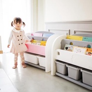 韓國IFAM兒童書架玩具收納柜迷你多功能塑料大容量寶寶整理架盒子
