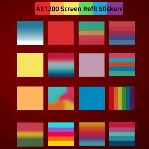 AE1200 Watch Mod Kit DIY ins style screen Color Changing Filter sticker Copper Dial Planetary Sticke