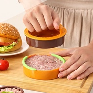 Convenient 3-in-1 round hamburger mold 11.5x11x6cm