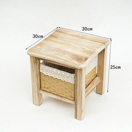 You Wholesale Na Creative Storage Factory Direct Sale Solid Wood Stool Home Use Small Stool for Adul