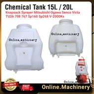 16Liter 20Liter Chemical Tank Knapsack Sprayer TB26 Mitsubish Tangki Air Racun Ogawa Sp268 Sp160 V-2