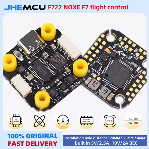 JHEMCU F722 NOXE FC ICM-42688-P 3-6S Flight Controller STM32 TYPE-C For ELRS TBS CRSF SBUS IBUS DSM2
