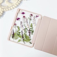 紫紅愛戀手工押花iPad外殼 iPad Air 11寸 13寸 iPad Pro 11寸13