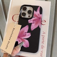 Lily Flower Pattern Phone Case For Infinix Smart 8 10 Hot 40i 50i 50 40 60 Pro Note 40 30 Pro 12 G96