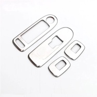 Door Window Lifter Protection Chrome Trim Cover Strip for Peugeot 508 Citroen C5 Accessories