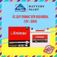 Bình Ắc Quy ENIMAC EFB N55/65B24L (12V-52AH)