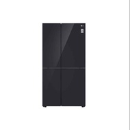 [bulky] LG GS-B6473BM 647L SIDE BY SIDE FRIDGE BLACK GLASS MIRROR 2 TICKS W913xH1790xD735MM 2 YEARS WARRANTY BY LG