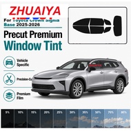Precut Nano Ceramic Tint For Toyota Crown Signia Base 2025-2026 2Mil UV99% IR99% 5Yr Warranty