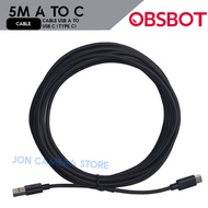 Obsbot USB a to Type C 5 Meter USB Cable a to USB C
