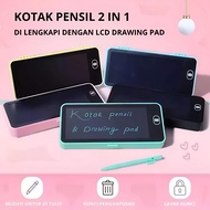 Tempat Pensil Unik LCD Drawing plus Pen Drawing Pad Box
