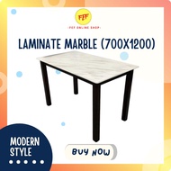 💕FEF SHOP💕 FEF 917 Laminate Marble 2.5x4' 120x70cm / Dining table / Meja Makan Kopitiam / 四方餐桌