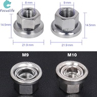 Precision Made Stainless Steel Nuts for Bike/Cycle Wheel Axle M9/M10 Sizes