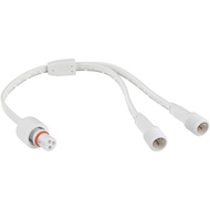 Pemisah Y untuk Lampu Luar Kekal, Kabel Sambungan Berbentuk Y 1 Perempuan kepada 2 Lelaki, Kord Kuas