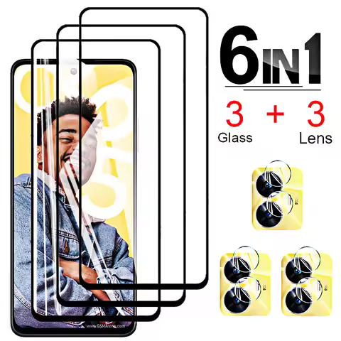 6 In 1 for Realme C55 Glass Camera Glass Realmec55 C 55 35 33 4G C35 C33 2023 C30 C30s 10 Pro 10t Sc