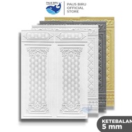 Promo Sahur Paus Biru -Wallpaper 3D Foam / Wallfoam Dinding 3D Motif