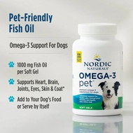 Nordic Naturals Omega-3 Pet Soft Gels For Dogs