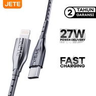 Jete Kabel Data CX8 Fast Charging Type C to Lightning