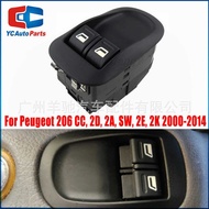 6554.WQ Power Window Glass Lifter Switch Suitable for Peugeot 206 CC 2D 2A SW 2E 2K