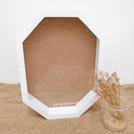 [25x35 CM] OKTAGONAL Dowry Frame OKTAGONAL Wedding Dowry Frame 25 x 35 cm