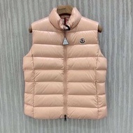 Moncler 女款 裸粉色 羽絨背心Size:1  2  （S，M）