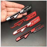 3D Full Metal Emblem GT line 015 GT Line model metal emblem sticker