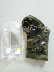 Nike Hoodie zip camo size S