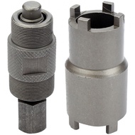 24mm 27mm Flywheel Puller and 20mm 24mm Clutch Lock Nut Spanner Tool for Scooter