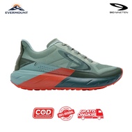 HIJAU 910Nineten Trail Shoes - GEIST EKIDEN TRAIL GREEN-SAGE/JINGGA
