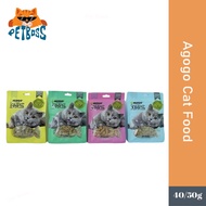 Agogo Catnip Biscuit (40G &amp; 50g) Oat &amp; Fish / Cheese, Shrimp &amp; Mint / Tuna/ Cat Snack Cat Treat Makanan Kucing猫零食