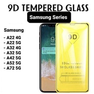 SAMSUNG 9D Tempered Glass A22 A32 A42 5G A52 5G A72 5G Full Coverage