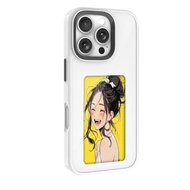 จัดส่งก่อน🚀เคส NFC 16Promax Iphone หน้าจอ E-Ink ส่งภาพสี่สีสำหรับ Iphone 15 14 13 Pro Max เคส DIY แบ