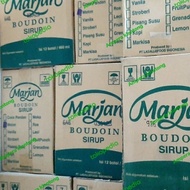 Sirup Marjan Boudoin Rasa Cocopandan/Melon 1 Dus (12 botol)