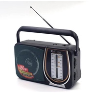 ✈♚Electric Radio Speaker FM/AM/SW 4band radio AC power and Battery Power 150W Extrabass Sounds
