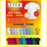 ✿ ◺ ❐ YALEX | KIDS ADULT SIZE | PLAIN T-SHIRT | ROYAL  BLUE, NAVY BLUE, AQUABLUE, LIGHT BLUE