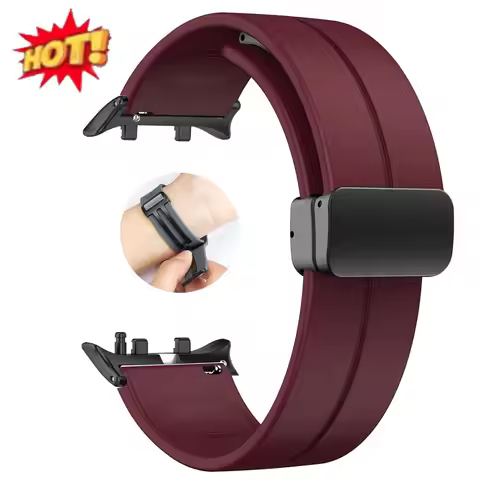 Silicone Strap For Huawei Watch D Sports Loop Band Magnetic Folding Buckle Bracelet Wristband For Hu