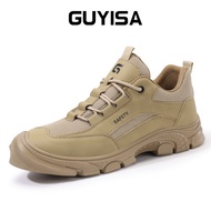 GUYISA Men's Safety Shoes Anti Piercing Work Safety Shoes F110 39-44