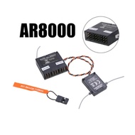 8CH DSMX AR8000 Receiver 24GHz with Satellite Compatible Spektrum DX8 DX7s DX6i JR DSX7 RC Airplane